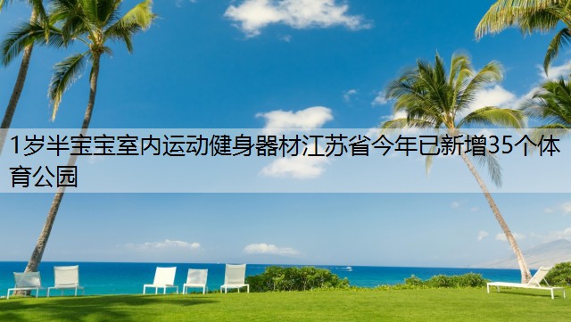 1岁半宝宝室内运动健身器材江苏省今年已新增35个体育公园