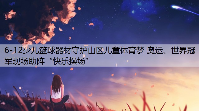 6-12少儿篮球器材守护山区儿童体育梦 奥运、世界冠军现场助阵“快乐操场”