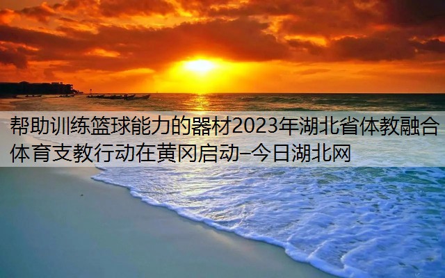 帮助训练篮球能力的器材2023年湖北省体教融合体育支教行动在黄冈启动–今日湖北网